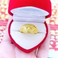 ราคา #แหวนเศษทองหุ้มลายหัวใจตัดลายครึ่งสลึง (24479841639)