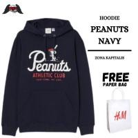 ราคา เสื้อฮู้ด เสื้อแจ็คเก็ตผู้ชาย/ผู้หญิง H&M HnM Peanuts Navy Full Tag FREE PAPERBAG - Peanuts Navy, XL (56151273821)