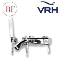 ราคา HFVSP-4121Q1 ก๊อกอ่างอาบน้ำติดผนังเดี่ยวผสม + ฝักบัวสายอ่อน รุ่น HARMONY วาล์วโยก (41257103908)