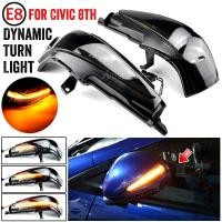 ราคา LED แบบไดนามิก Blinker ไฟเลี้ยวด้านข้างกระจกมองหลังโคมไฟ Flasher สําหรับ HONDA CIVIC 2006-2011 ซีดาน FA 1 2 3 FD 1 2 3 4 5 (41575509327)