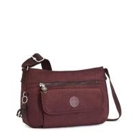 ราคา แท้ 100% Kipling Syro Cross Body - Mahogany ส่งฟรี (14697692301)