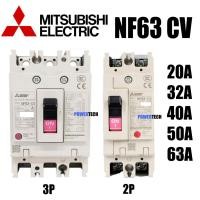 ราคา MITSUBISHI MCCB NF63CV 2P เบรคเกอร์ มิตซู No Fuse Breaker รุ่น NF63-CV (7873916577)