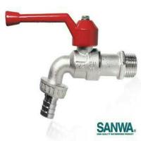 ราคา Sanwaก๊อกบอลสนาม 1/2” SANWA(ด้ามแดง) (273511391)