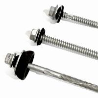 ราคา น็อตสกรูน๊อทยึดหลังคากระเบื้องลอนคู่&ครอบแผ่นเหล็ก-เมทัลชีทหัวหกเหลี่ยมเบอร์8&10 (26005349079)