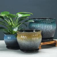 ราคา หม้อกล้วยไม้ high-end แฟชั่นเซรามิคดอกไม้หม้อห้องนั่งเล่นดอกไม้ pothos ต้นไม้โชคลาภ Tiger Orchid (26509919511)