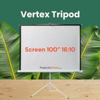 ราคา Vertex Tripod Screen 100 นิ้ว 16:10 จอโปรเจคเตอร์ รุ่น จอขาตั้ง (85 x 53 inch) (216 x 134 cm) จอม้วนเก็บอัตโนมัติ (43709405518)