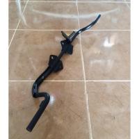 ราคา เหล็กพักเท้าหน้า wave ทุกรุ่น ที่พักเท้าหน้าเวฟ HONDAที่พักเท้าหน้าเวฟ คานเหล็กพักเท้าหน้าเวฟ สีดำ อย่างดีเห็ลกแข็ง (40104645364)