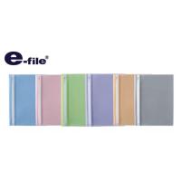 ราคา แฟ้มเจาะพลาสติกE-FILE 51A คละสี 1แฟ้ม (19726029164)