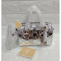 ราคา กระเป๋าสะพาย Michael kors สีเงิน มือหนึ่ง ของแท้ % (26075148994)