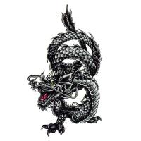 ราคา สติ๊กเกอร์แทททูติดร่างกายชั่วคราวรูปมังกร (2488827448)