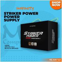 ราคา Infinity Striker Power 400W 80 Plus Bronze ATX PSU พาวเวอร์ซัพพลาย (8622343669)