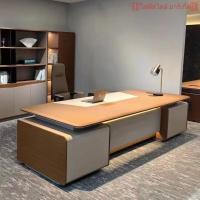 ราคา โต๊ะทำงานผู้บริหาร ชุดโต๊ะและเก้าอี้ โต๊ะทำงานสมัยใหม่แบบมินิมอล โต๊ะทำงานหรูหราสำหรับผู้จัดการทั่วไป (42302213060)