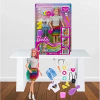 ราคา Barbie Leopard Rainbow Hair Doll ตุ๊กตาบาร์บี้เสือดาวสายรุ้ง รุ่น GRN81 (29277027022)