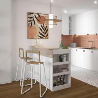 ราคา SB Design Square เคาน์เตอร์บาร์แบบนั่ง ขนาด 120 ซม. รุ่น Sendo (ชั้นวางฝั่งขวา) (120x70x100 ซม.) แบรนด์ KUCHE (24907988942)