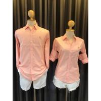 ราคา เสื้อเชิ้ตสีส้มโอรสผ้าOxfordปักตามรูปพร้อมส่งจากไทย (23080471670)