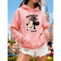 ราคา เสื้อกันหนาวมินเนี่ยน สไตล์ดิสนีย์ พิมพ์โบว์ลายเสือดาว มีฮู้ดและกระเป๋าจิงโจ้ สีดำ (43226376885)