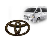 ราคา *แนะนำ* โลโก้หน้ากระจัง Toyota สีทองขนาด 15 x10.5 cm (21279976287)