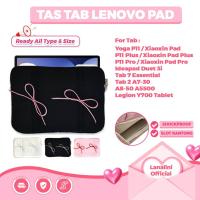 ราคา แท็บเล็ตกระเป๋าที่สวยงามริบบิ้นเครื่องประดับกระเป๋าแขน Sarung Lenovo Xiaoxin Pad Pro 2024 Ideapad Duet 3i Tab 7 Essential โยคะ P11 P12 แท็บเล็ต Y700 10 11 นิ้ว Anti-Scratch Anti-Seepage (28943689112)