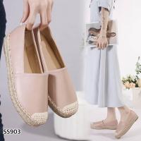 ราคา SS903 รองเท้าหุ้มส้น ส้นยาง ขอบหุ้มเชือกพันปอ ใส่สบาย (25570598226)