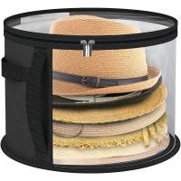 ราคา กระเป๋าเก็บหมวกแบบใสขนาดใหญ่สําหรับผู้หญิง & ผู้ชาย - กล่องใส่หมวกคาวบอยแบบพกพาแบบมีซิปและที่จับ | ใส่หมวก 5-7 ใบหมวกปีกกว้าง | ที่จัดระเบียบตู้เสื้อผ้าอเนกประสงค์กันฝุ่น (สีเทา) ( (46353602339)