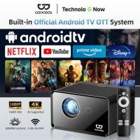ราคา GOOJODOQ โปรเจคเตอร์ 1080p 600 Ansi Mini Projector พร้อมลำโพง Android Tv Ott การแก้ไขคีย์สโตน (49350247019)