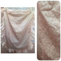 ราคา ปลอกหมอนผ้าซาตินลื่นๆมีชายระบาย ปักสวยมือสอง(ทำความสะอาดแล้วค่ะ) (2952712416)