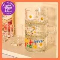 ราคา [Wiggle Wiggle] Glasslock X Wigglewiggle แก้วซีเรียล แก้วมัค / Smile we Love / Vintage Cartoon / Ha (24729731569)