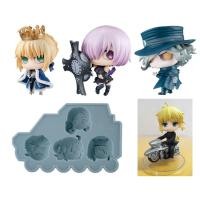 ราคา [ฟิกเกอร์แท้] [Fate] Petit Chara! Series Chimi Mega Fate/Grand Order - Saber / Mash / Edmond Dantès (MegaHouse) (16954789252)