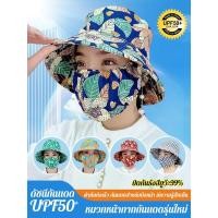 ราคา 【UPF50+/สวมใส่สบาย】หมวกป้องกัน UV/แฟชั่นสตรี/หมวกคลุมใบหน้า ผ้าลายดอกไม้ระบายอากาศ หมวกกันแดดแบบพับได้ ขนาดเล็กพกพาง่าย (27931015387)