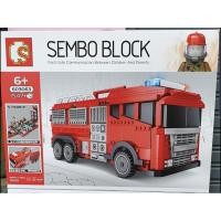 ราคา firstbuy_ตัวต่อเลโก้จีน Sembo BLOCK no.603063 ชุดรถดับเพลิง แบบกางออกได้ จำนวน 1547 ชิ้น มาใหม่ ชุดใหญ่ (5006897146)