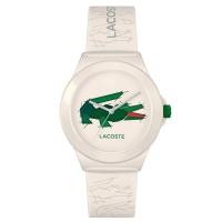 ราคา LACOSTE Neocroc รุ่น LC2001404 นาฬิกาผู้หญิง นาฬิกาผู้ชาย สายซิลิโคน สีขาว หน้าปัด 38 มม. (43876563503)