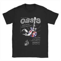 ราคา COD ผู้ชาย O-Oasis Rock 90 Band T เสื้ออังกฤษเพลงอัลบั้มผ้าฝ้ายเสื้อผ้าลําลองแขนสั้นลูกเรือคอ Tees ของขวัญไอเดียเสื้อยืด (43873208928)