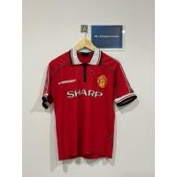 ราคา ของแท้ 100% เสื้อ Manchester United Home 1998-00 คอซิป มือ2 (40575788439)