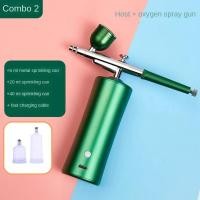 ราคา เครื่องพ่นสเปรย์ออกซิเจน พ่นหมอกนาโน สีเขียว สําหรับแต่งหน้า เค้ก (22872179584)