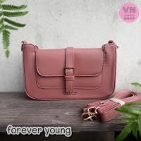 ราคา New‼ กระเป๋า FOREVER YOUNG ทรงพอส มีสายยาวและสั้น สามารถเปลี่ยนสายได้ตามการใช้งาน สวยหรู ดูมีระดับค่ะ (7358584745)