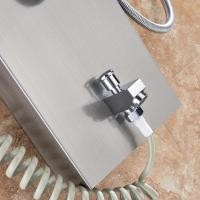 ราคา Bathroom Wall Mounted Multi Functional LED Thermostatic Shower Panel With Digital Display (54902961917)