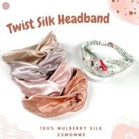 ราคา ผ้าคาดผมผ้าไหมมัลเบอร์รี่ Twist Mulberry Silk headband By SO SILK (15635528080)