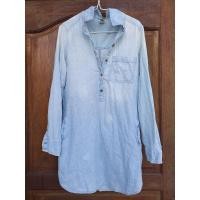 ราคา (Sale) เสื้อตัวยาว สียีนส์ Forever 21 (20373035305)