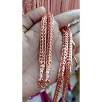 ราคา #สร้อยคอเศษนาคแท้ลายสี่เสากระดูกงูน้ำหนัก 10 บาท (27919054096)