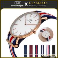 ราคา DW Daniel Wellington ผู้ชายและผู้หญิงทนทานคุณภาพสูง NATO Canvas Watch Strap 18mm 20mm 22mm LYAM & CO - X10 (44355162498)
