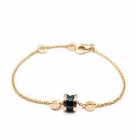 ราคา [9.8 ใหม่] Bvlgari Bvlgari Ladies Rose Gold Black Ceramic Bracelet SM Size BF 1.34w (45602835878)