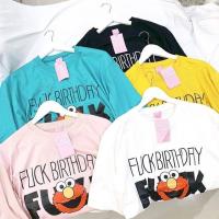 ราคา เสื้อยืด oversize สกรีนลายเอลโม่ (7401640657)