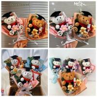 ราคา ดร. ช่อดอกไม้หมีการ์ตูนดอกไม้ประดิษฐ์ช่อดอกไม้รับปริญญาของขวัญวันครบรอบ (24841636894)