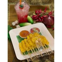 ราคา อาหารปลอม โมเดลหมูสะเต๊ะ20ไม้ หมูสะเต๊ะปลอม โมเดลอาหาร โมเดลอาหารไทย (5408957594)