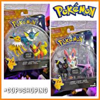 ราคา POKÉMON (USA) Pokemon Eevee Evolution Model Set of Pokemon Eevee Tomy Evolution Types (28150054616)