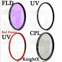 ราคา KnightX 49 52 55 58 62 67 72 77 mm FLD UV CPL lens Filter for nikon Canon Sony lens accessories camera d5200 d3300 d3100 (22283823654)