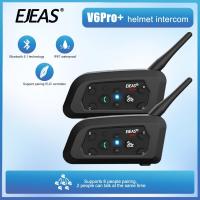 ราคา ชุดหูฟังบลูทูธ 5.1 Type-C EJEAS V6 Pro กันน้ํา สําหรับหมวกกันน็อครถจักรยานยนต์ 6 Riders 1200M 1 2 ชิ้น (23645671404)