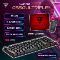 ราคา VARRO ASSAULTRIFLE TKL COMBO GAMING KEYBOARD (KEYBOARD+MOUSE+MOUSEPAD) (17684148146)