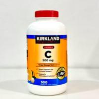 ราคา Kirkland Signature Chewable Vitamin C 500 mg ขนาด 500 เม็ด (25389364779)