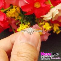 ราคา แหวนเพชร รูปดอกไม้ เพชรแท้รวม 0.30 กะรัต (0.30 ct.) (6882783637)